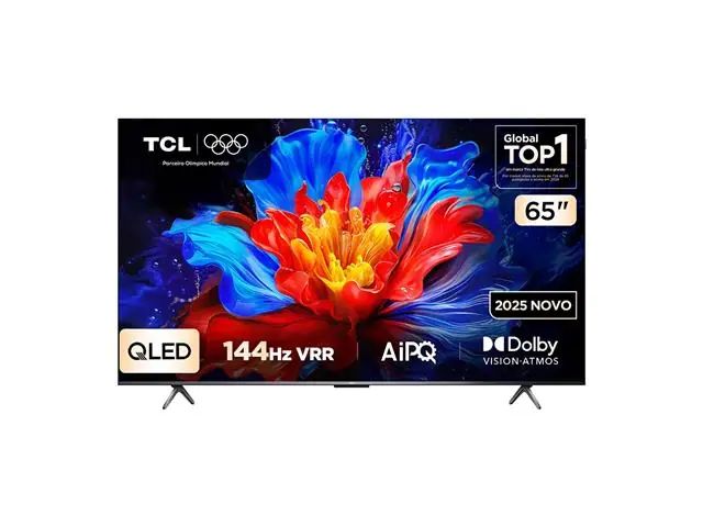 Smart TV QLED 65" 4K UHD TCL C645 Google TV Dolby Vision Atmos