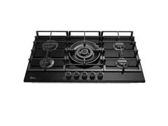 Cooktop a Gás Midea Volcano em Vidro com 05 Bocas Preto - 3