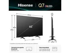 Smart TV Hisense QLED 4K 65" Polegadas Dolby Gaming Alexa e Google - 1