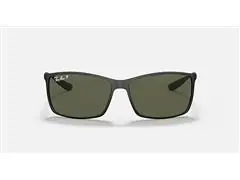Óculos de sol Ray-Ban PEEK SQUARE MATTE BLACK GREEN - - - 1