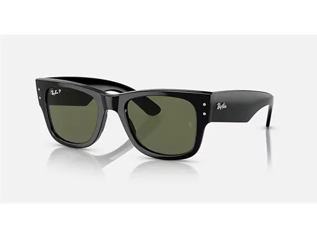 Óculos de sol Ray-Ban PROPIONATE SQUARE BLACK GREEN - MEGA WAYFARER