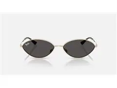 Óculos de sol Ray-Ban METAL OVAL PALE GOLD DARK GREY - KAI - 1