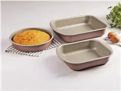 Jogo Assadeiras Tramontina Brasil Antiaderente Mocaccino 3 Peças - 7