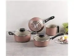 Jogo Panelas Tramontina Linz Antiaderente Mocaccino 4 Peças - 8