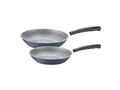 Jogo Frigideiras Tramontina Versalhes Antiaderente Azul 2 Peças - 0