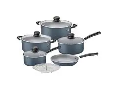 Jogo Panelas Tramontina Versalhes Antiaderente Azul 6 Peças