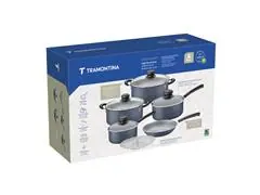 Jogo Panelas Tramontina Versalhes Antiaderente Azul 6 Peças - 1