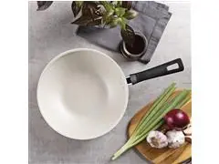 Wok Tramontina Loreto Antiaderente Bege 24 cm - 1