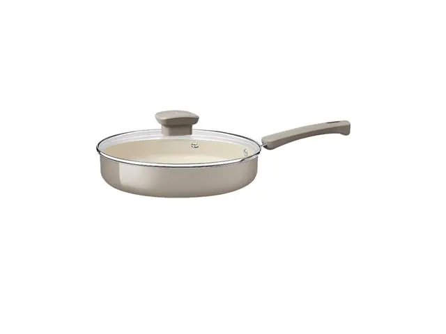 Frigideira Reta Tramontina Veronese Cerâmica Bege 22 cm