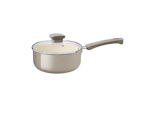 Panela Tramontina Veronese Cerâmica Bege 18 cm