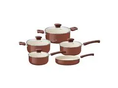 Jogo Panelas Tramontina Veronese Cerâmica Argila 5 Peças - 0