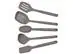 Jogo Utensílios Tramontina Softta Silicone Cinza 5 Peças - 0