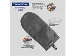 Luva Térmica Tramontina Utilita Silicone Cinza - 3
