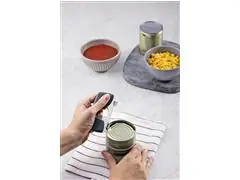 Abridor de Latas e Garrafas Tramontina Utilita Cinza - 1