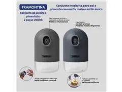 Saleiro e Pimenteiro Tramontina Cinza - 5