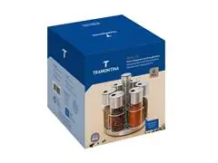 Porta-Temperos Tramontina Inox Giratório 6 Peças - 1