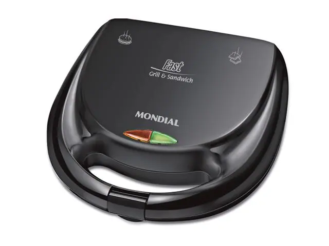 Sanduicheira MONDIAL Fast Grill & Sandwich Preto 750W 110V