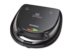 Sanduicheira MONDIAL Fast Grill & Sandwich Preto 750W 110V