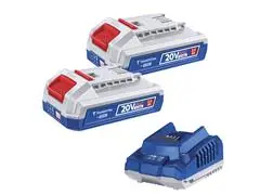 Kit 2 Baterias 20V 2,0Ah + Carregador 2,0A