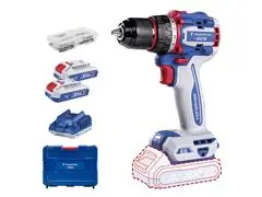 Parafusadeira 20V 66Nm Brushless Kit 2Bat + Maleta