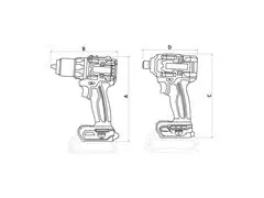 Kit Parafusadeira 66Nm + Impacto 285Nm 20V Tramontina - 1