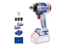 Chave Impacto 20V 500Nm Kit 2Bat 4Ah + Maleta