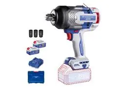 Chave Impacto 20V 1350Nm Kit 2Bat 5Ah + Maleta