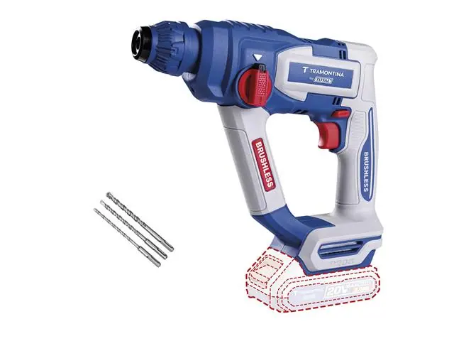 Martelete SDS Plus 20V 18mm Brushless - Tramontina