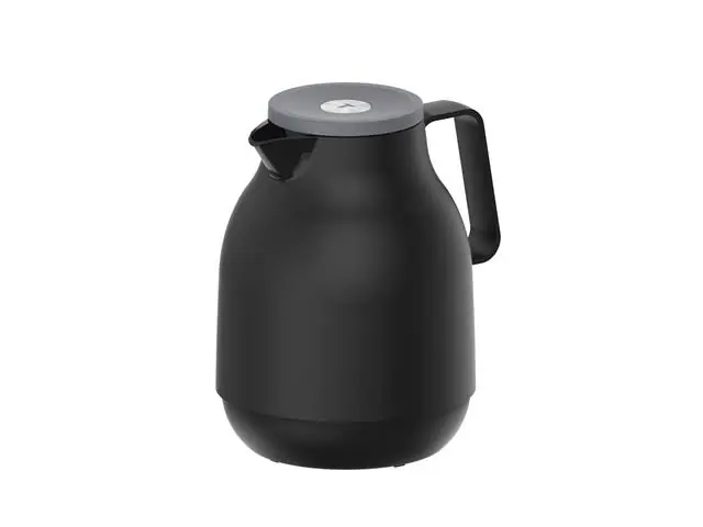 Bule Térmico Tramontina Exata Preto 1L Botão Pressão