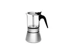 Cafeteira Italiana Tramontina Inox c/ Vidro 300ml Espresso