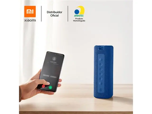 Caixa de Som Bluetooth Xiaomi 16W à prova d'água, Azul (XM567AZU)