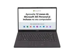 Notebook Ultra 14" Celeron 4GB 128GB W11 Cinza Escovado
