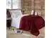 Edredom Casal Plush Flannel Vermelho Escuro/Claro 1pc - 4
