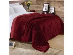 Edredom Buettner Queen Plush Flannel Dupla Face 240mx260m Vermelho - 2