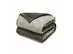 Edredom Solteiro Plush Flannel Chocolate Escuro/Claro 1pc - 2