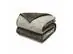 Edredom King Plush Flannel Chocolate Escuro/Claro 1pc - 3