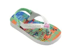 Chinelo Havaianas N.Baby Peppa Pig Branco/Branco Tam 21-22 - 1