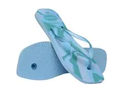 Chinelo Havaianas Square Jelly Fc Azul Lavanda Tam 35-36 - 3
