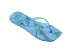 Chinelo Havaianas Square Jelly Fc Azul Lavanda Tam 39-40 - 1
