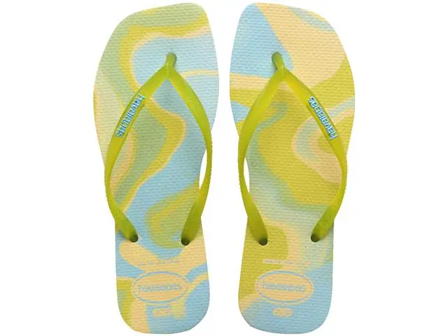 Chinelo Havaianas Square Jelly Fc Buttercream Tam 37-38