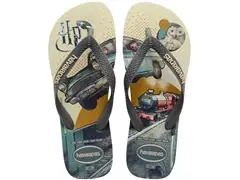 Chinelo Havaianas Harry Potter Bege Palha/Cinza Aco Tam 35-36 - 0