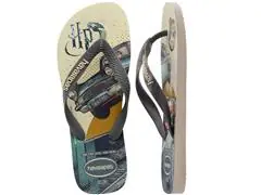 Chinelo Havaianas Harry Potter Bege Palha/Cinza Aco Tam 37-38 - 4