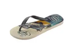 Chinelo Havaianas Harry Potter Bege Palha/Cinza Aco Tam 37-38 - 5