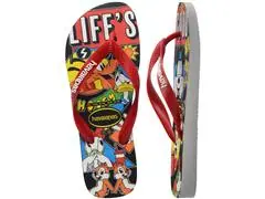 Chinelo Havaianas Top D Classics Branco/Vermelho Hibisco Tam 33-34 - 4