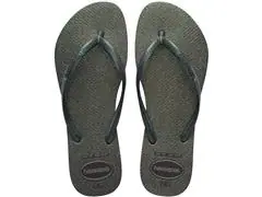 Chinelo Havaianas Slim Gloss Verde Olive Tam 37-38