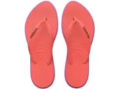 Chinelo Havaianas Slim Point Rosa Gum/Coral Tropical Tam 39-40 - 0