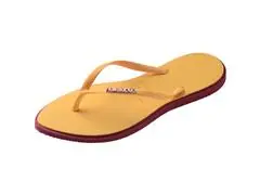 Chinelo Havaianas Slim Point Amaranto/Amarelo Caja Tam 35-36 - 5