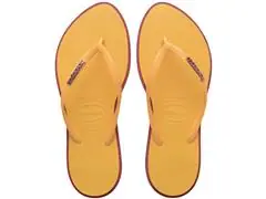 Chinelo Havaianas Slim Point Amaranto/Amarelo Caja Tam 37-38