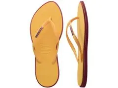 Chinelo Havaianas Slim Point Amaranto/Amarelo Caja Tam 39-40 - 4