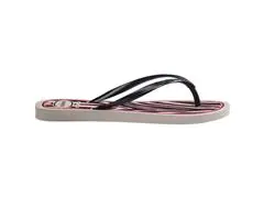 Chinelo Havaianas Slim Animals Bege Palha/Cinza Dark Metalico Tam 39-4 - 2
